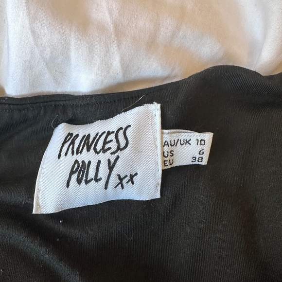 Princess polly long sleeve black shirt with cutouts - Picture 2 of 3